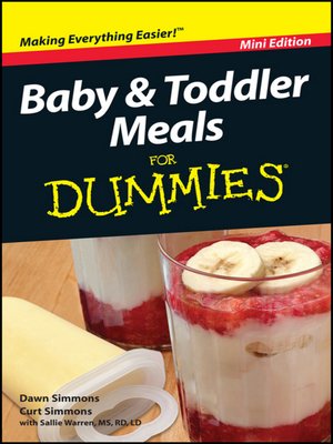 cover image of Baby and Toddler Meals For Dummies